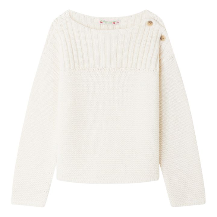 Pullover aus Wolle und Baumwolle Admiral | Seidenfarben- Produktbild Nr. 0