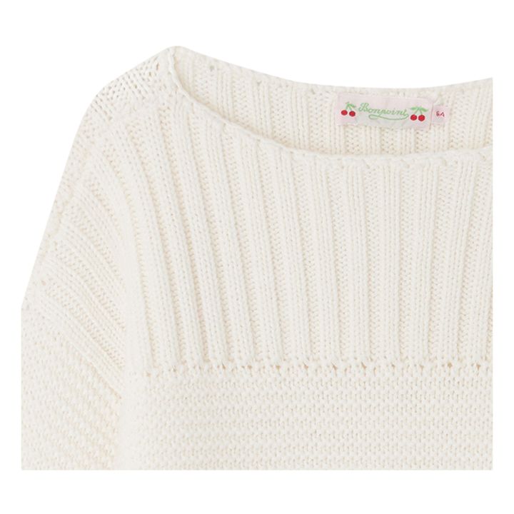 Pullover aus Wolle und Baumwolle Admiral | Seidenfarben- Produktbild Nr. 1