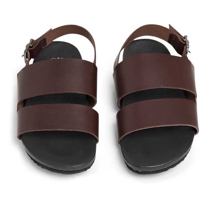 Trek Leather Sandals | Chocolate- Imagen del producto n°2