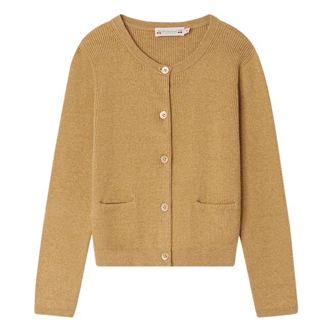 Bo Cotton and Cashmere Cardigan | Beige