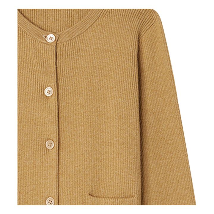 Bo Cotton and Cashmere Cardigan | Beige- Imagen del producto n°1