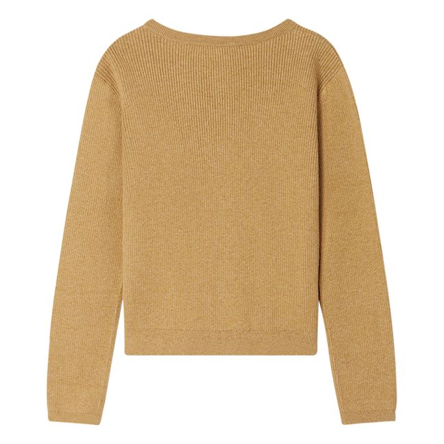 Bo Cotton and Cashmere Cardigan | Beige