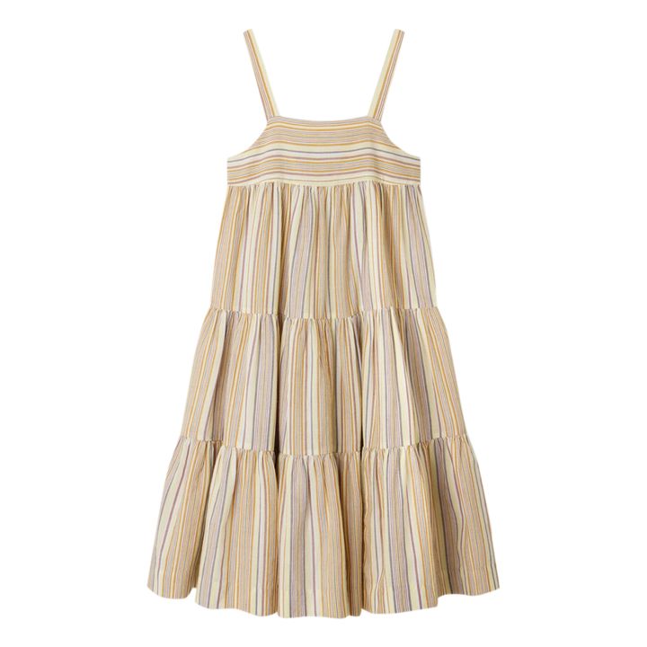 Cora Spaghetti Strap Dress | Amarillo palo- Imagen del producto n°0