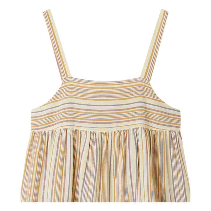 Cora Spaghetti Strap Dress | Amarillo palo- Imagen del producto n°1