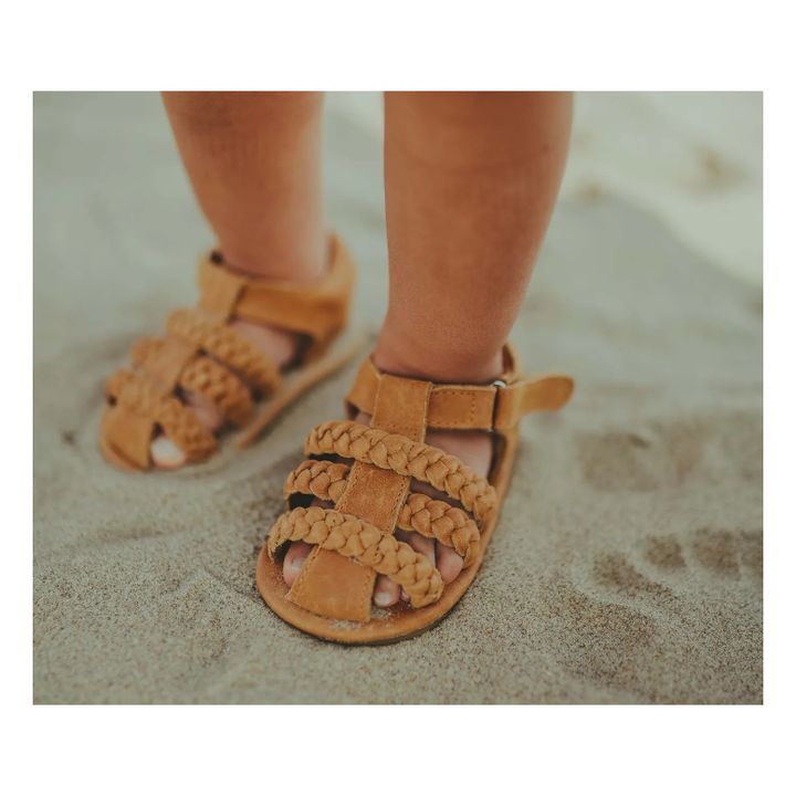 Pam Leather Sandals | Camel- Imagen del producto n°1