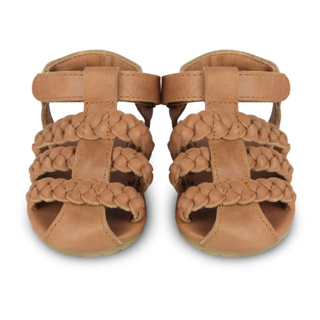 Pam Leather Sandals | Camel