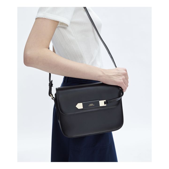 Charlotte Smooth Leather Bag - Small | Negro- Imagen del producto n°1