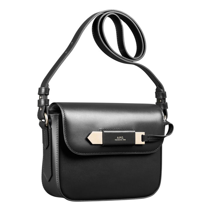 Charlotte Smooth Leather Bag - Small | Negro- Imagen del producto n°2