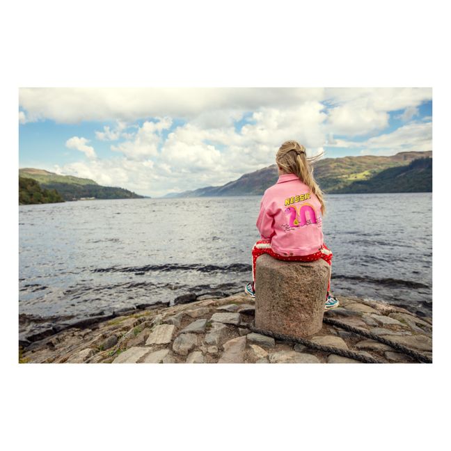 Denim-Jacke aus Bio-Baumwolle Nessie | Rosa