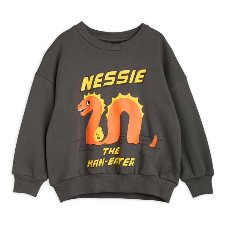Sweatshirt aus Bio-Baumwolle Nessie | Schwarz- Produktbild Nr. 0