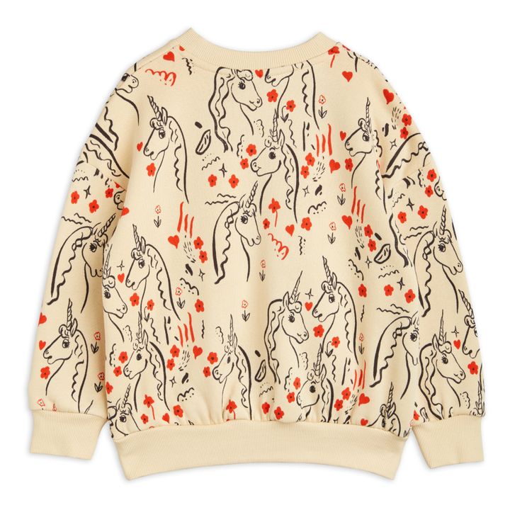 Organic Cotton Unicorn Sweatshirt | Pale yellow- Product image n°4