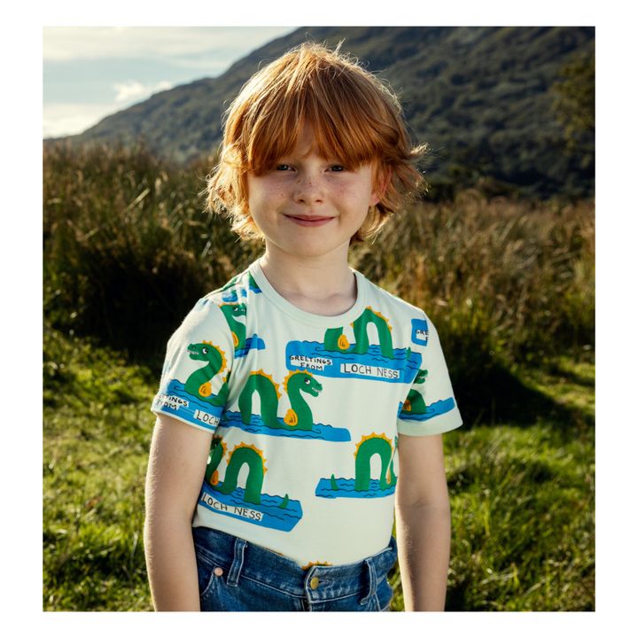 Organic Cotton Loch Ness T-shirt | Green water- Product image n°1