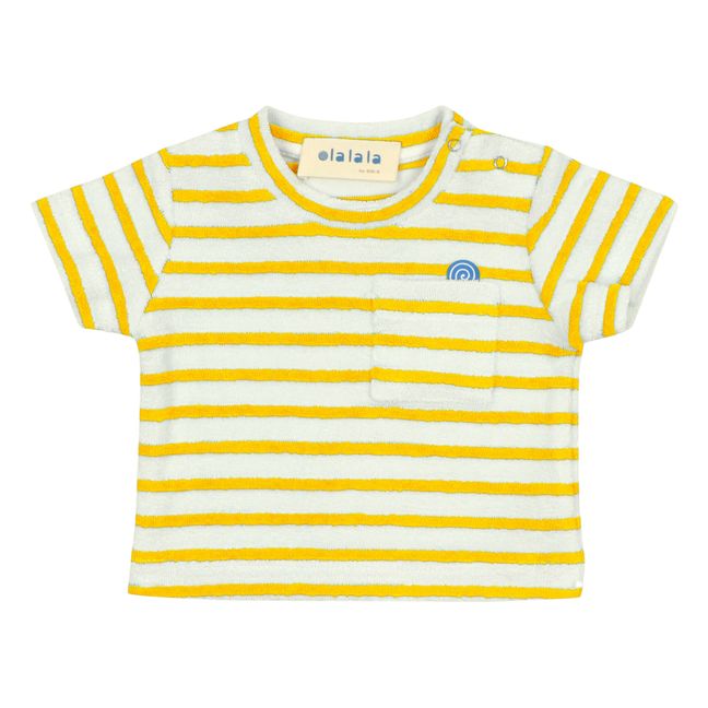 OFF-WHITE Industrial Y013 T-Shirt Yellow/Multicolor Men's - FW19 - US