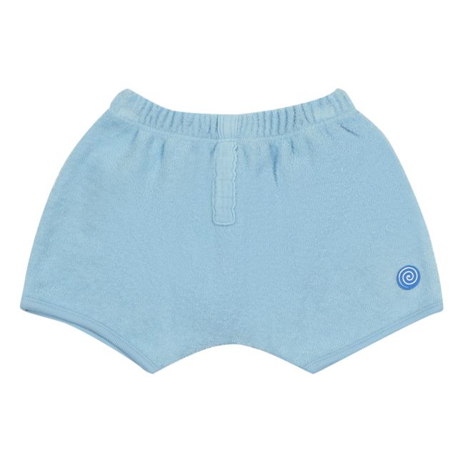 Pantalones cortos de rizo Puck | Azul Pálido