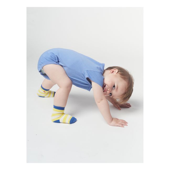 Body Coton Bio Etoile | Bleu