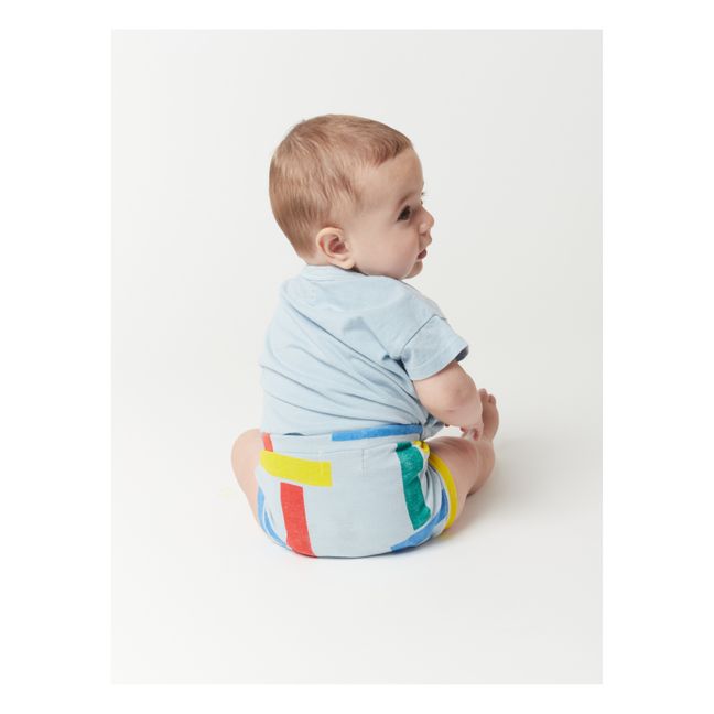 T-Shirt Coton Bio Bateau | Bleu ciel