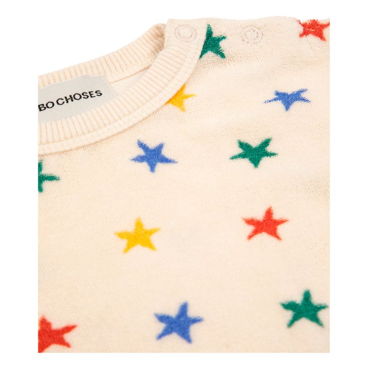 Stars Baby Cotton Terry Sweatshirt | Crudo- Imagen del producto n°2