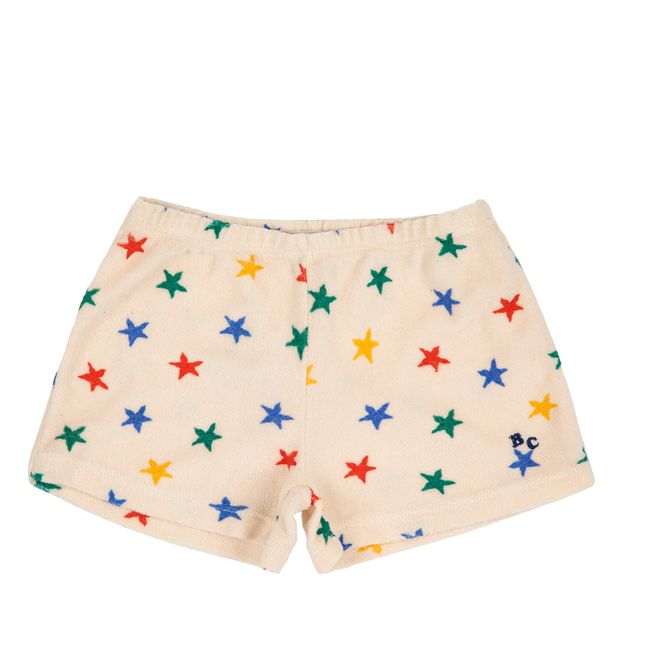 Stars Cotton Terry Shorts | Seidenfarben