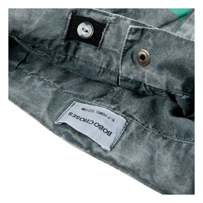 Responsible Cotton Denim Shorts | Denin grigio