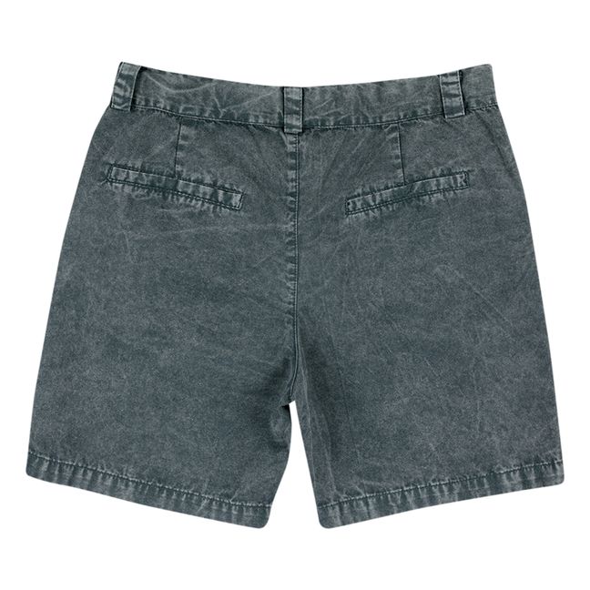 Responsible Cotton Denim Shorts | Denim grey