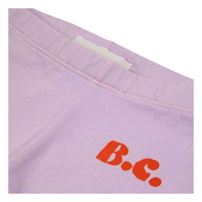 Bi-Colour Organic Cotton Leggings | Lilac