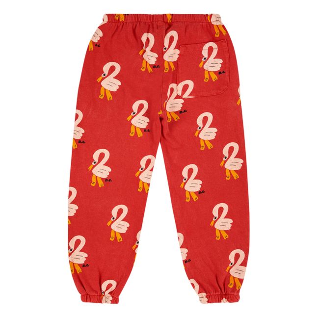 Pelicans Organic Cotton Jogger | Red