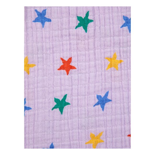 Stars Textured Midi Skirt | Lilac