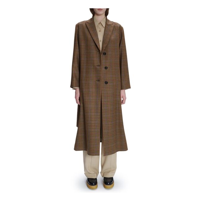 Anja Woollen Coat | Marrón