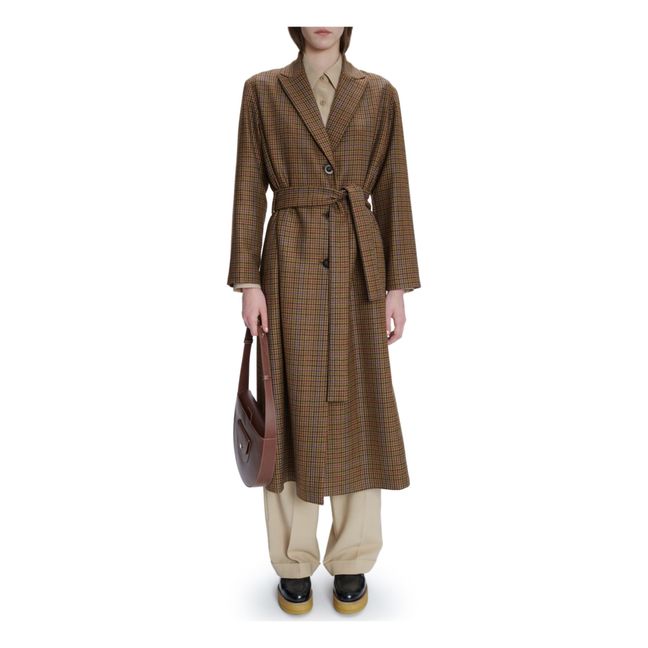 Anja Woollen Coat | Marrón