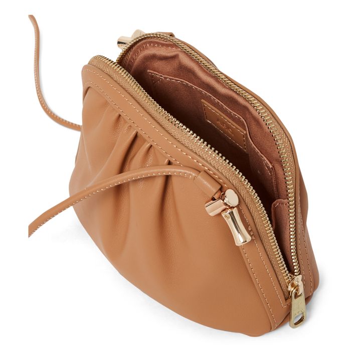 Ninon Small Smooth Leather Purse | Caramelo- Imagen del producto n°3