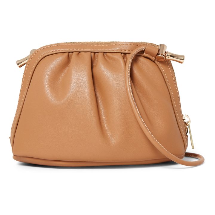 Ninon Small Smooth Leather Purse | Caramelo- Imagen del producto n°4