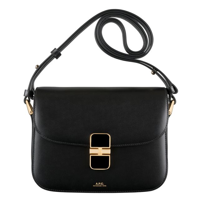 Borsa Grace Small in pelle liscia | Nero