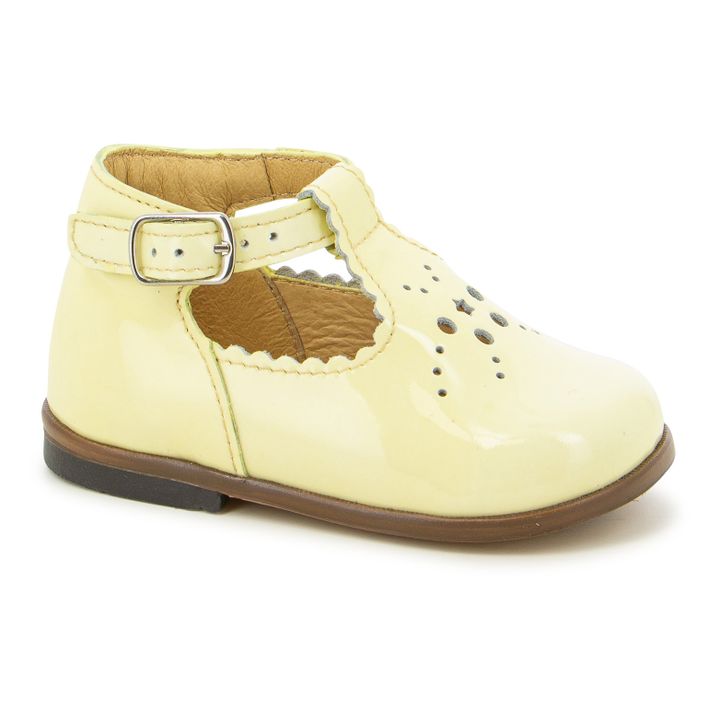 Zeus Flo Mary Janes | Pale yellow- Product image n°1