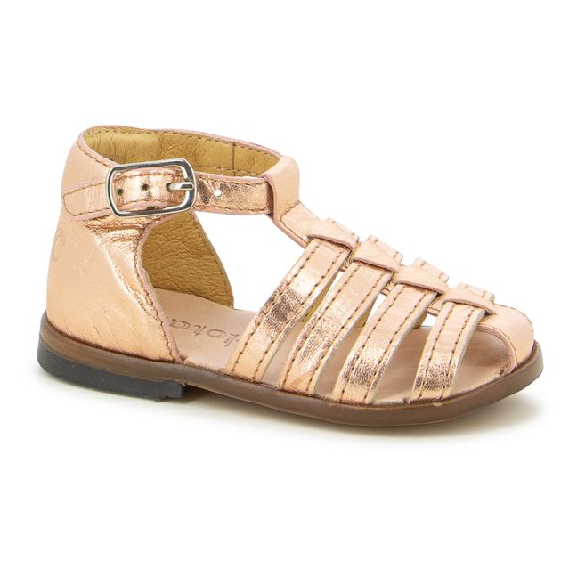 Zeus Gorgo Sandals | Copper red