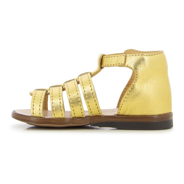 Zeus Spart Sandals | Gold