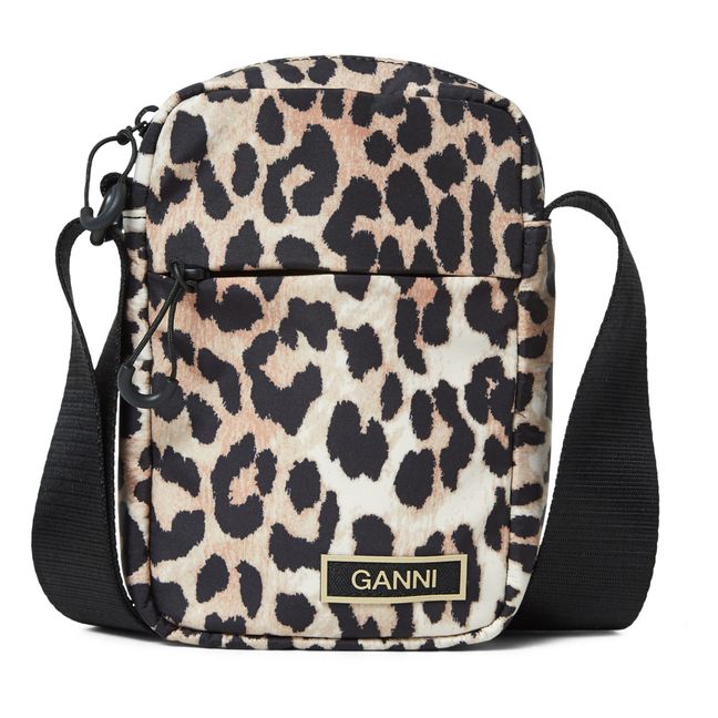 Small Technical Recycled Polyester Shoulder Bag | Leopardo