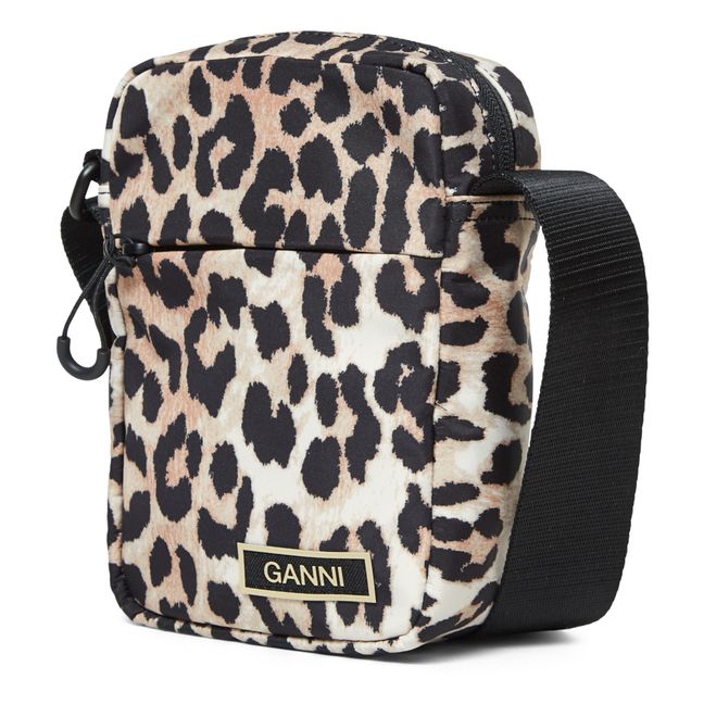 Small Technical Recycled Polyester Shoulder Bag | Leopardo