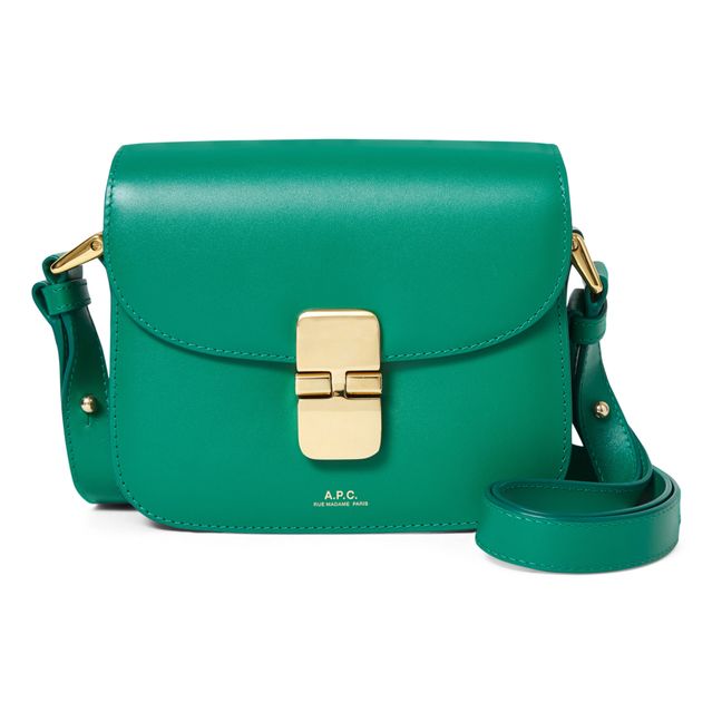 Grace Mini Smooth Leather Bag | Green
