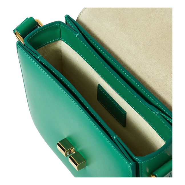 Grace Mini Smooth Leather Bag | Green