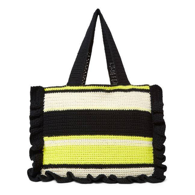 Organic Cotton Crochet Bag | Yellow