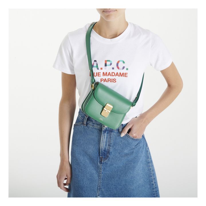 Grace Mini Smooth Leather Bag | Green- Product image n°2