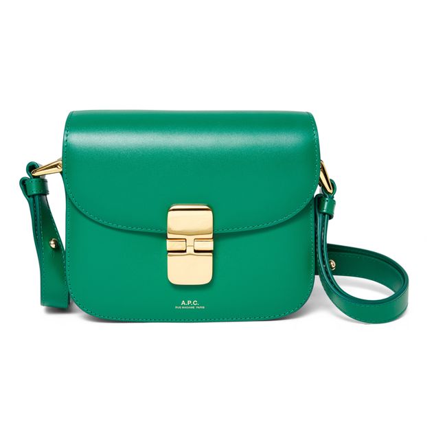 Grace Mini Smooth Leather Bag | Verde