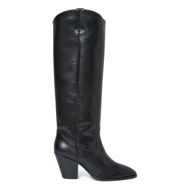 Jack Leather Boots | Black