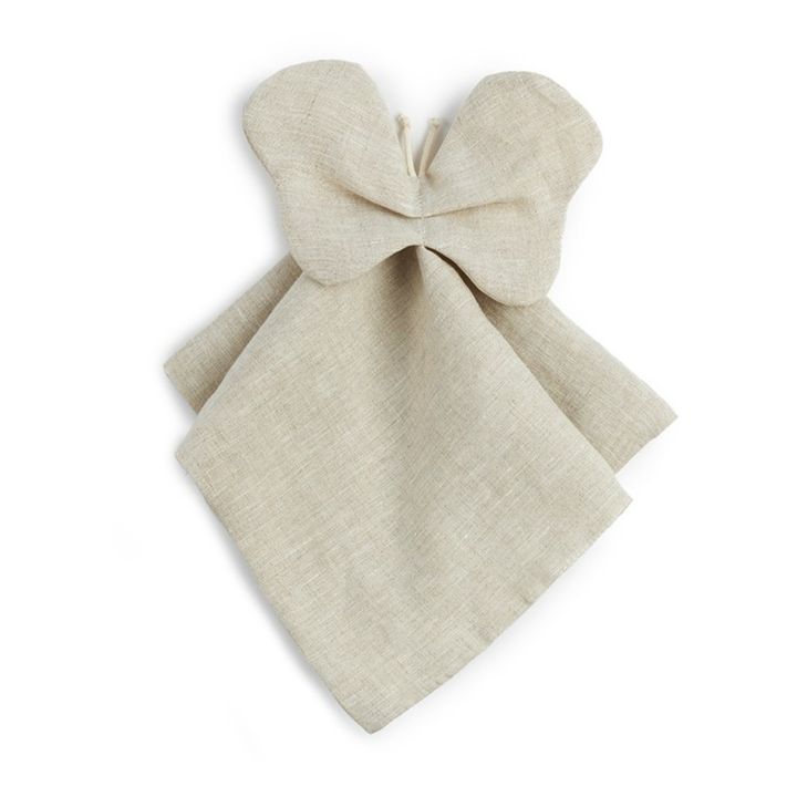Butterfly Soft Toy - French Linen | Oatmeal- Product image n°0