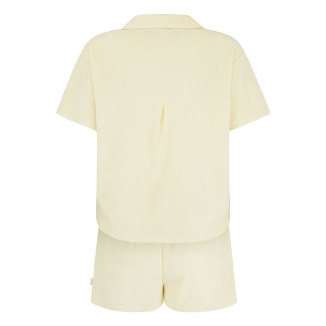 Completo Camicia Terry | Giallo chiaro