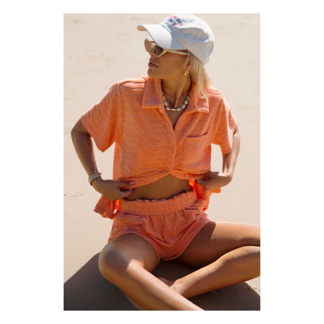 Ensemble Chemise Terry Wave | Orange