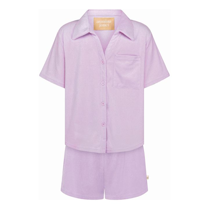 Terry Shirt & Shorts Set | Lila- Imagen del producto n°0