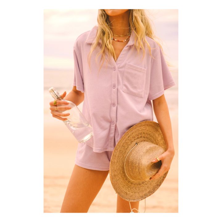 Terry Shirt & Shorts Set | Lila- Imagen del producto n°2