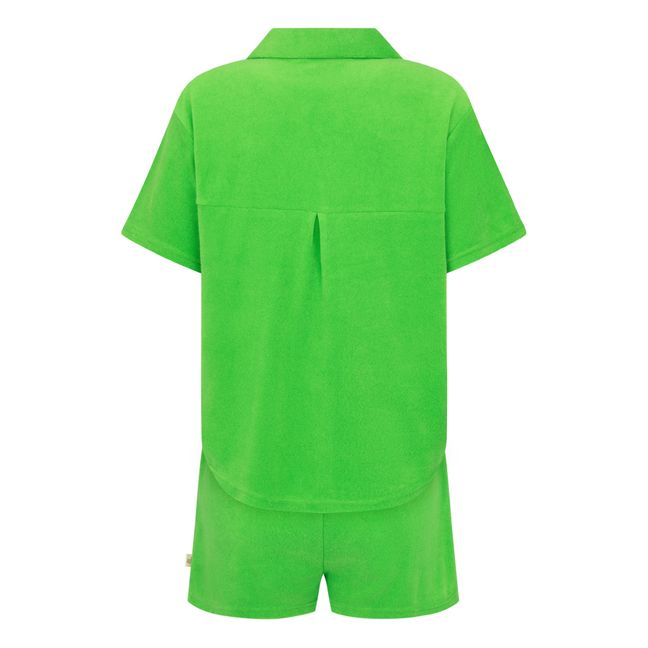 Ensemble Chemise Terry | Vert pâle