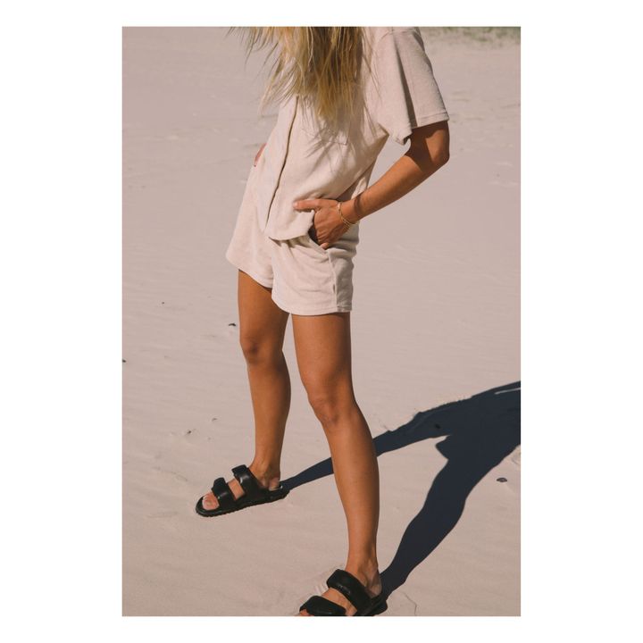 Terry Shirt & Shorts Set | Beige- Imagen del producto n°2